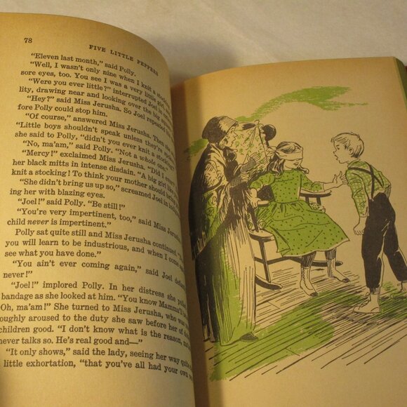 Vintage 1955 Child Book Five Little Peppers and How They Grew by Margare… - Picture 9 of 10